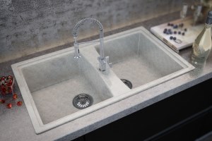 Отличия гранитной мойки от мраморной