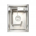 Мойка скрытая Platinum Handmade 50*50/220 (смеситель в комплекте)