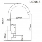 Змішувач Aqua Mill Arco 202 White