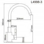 Змішувач Aqua Mill Arco 202 Brown