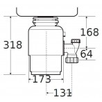 Подрібнювач харчових відходів Teka TR 550