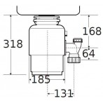 Подрібнювач харчових відходів Teka TR 750