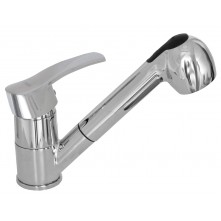 Кухонний змішувач Globus Lux QUEENSLAND GLQU-0107 з витяжним носом 23-87