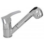 Смеситель кухонный Globus Lux QUEENSLAND GLQU-0107 с вытяжным носом 23-87