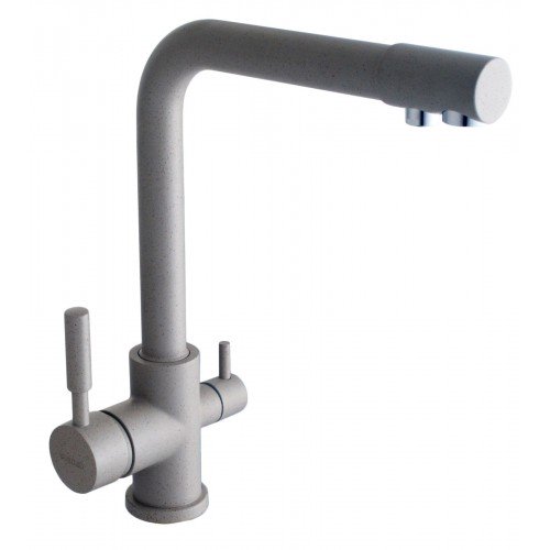 Смеситель кухонный Globus Lux LAZER GLLR-0444 FRANKE БЕЖЕВЫЙ комбинированный 42-63