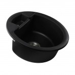 Гранітна мийка Alaska Black Metallic