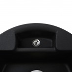 Гранітна мийка Alaska Black Metallic
