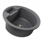 Гранітна мийка Alaska Metallic Gray