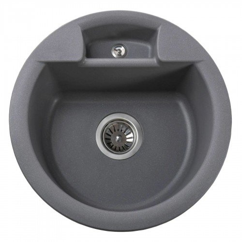 Гранитная мойка Alaska Metallic Gray