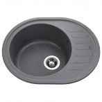 Гранитная мойка Avalon Gray Metallic