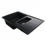 Гранітна мийка Bretta Black Metallic