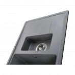 Гранітна мийка Bretta Gray Metallic