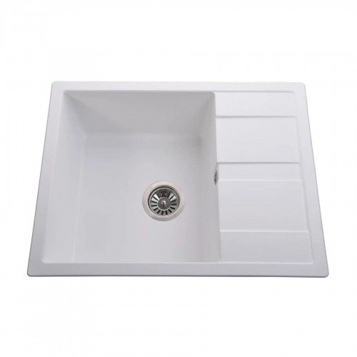 Гранитная мойка Classic White