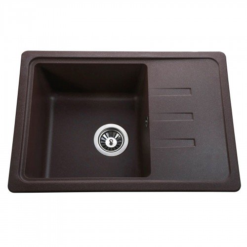 Гранітна мийка Compact Brown