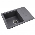 Гранітна мийка Compact Gray Metallic