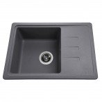 Гранитная мойка Compact Gray Metallic