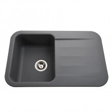 Гранітна мийка Crystal Metallic Gray