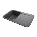 Гранітна мийка Crystal Metallic Gray