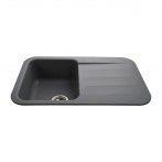 Гранітна мийка Crystal Metallic Gray