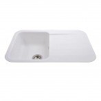 Гранитная мойка Crystal White