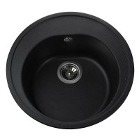 Гранітна мийка Genova Black