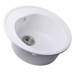 Гранітна мийка Genova White