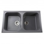 Гранітна мийка Longrand Metallic Gray