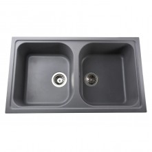 Гранітна мийка Longrand Metallic Gray