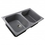 Гранітна мийка Longrand Metallic Gray