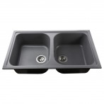 Гранітна мийка Longrand Metallic Gray