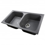 Гранітна мийка Longrand Metallic Gray