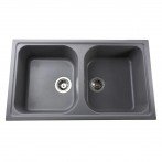 Гранітна мийка Longrand Metallic Gray