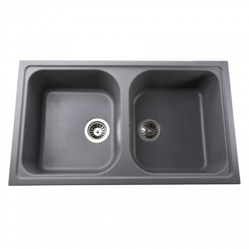 Гранітна мийка Longrand Metallic Gray