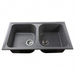 Гранитная мойка Longrand Metallic Gray