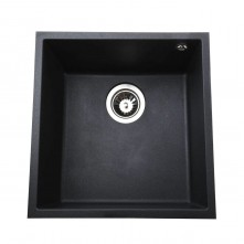 Гранітна мийка Maccan Black Metallic
