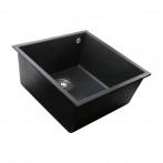 Гранітна мийка Maccan Black Metallic