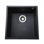 Гранитная мойка Maccan Black Metallic