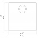 Гранитная мойка Maccan Graphit