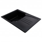 Гранітна мийка Niapoli Black