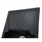 Гранітна мийка Niapoli Black Metallic
