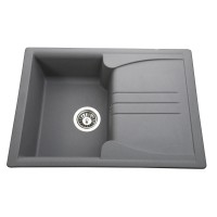Гранітна мийка Niapoli Metallic Gray