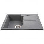 Гранітна мийка Niapoli Metallic Gray