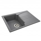 Гранітна мийка Niapoli Metallic Gray
