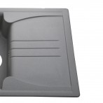 Гранітна мийка Niapoli Metallic Gray