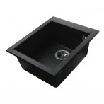 Гранітна мийка Quadro Black