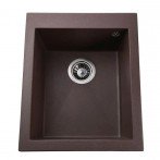 Гранитная мойка Quadro Brown