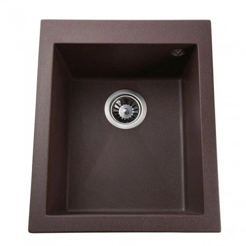 Гранитная мойка Quadro Brown