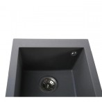 Гранітна мийка Quadro Metallic Gray