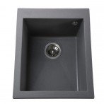 Гранитная мойка Quadro Metallic Gray