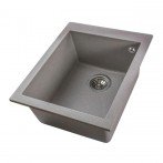 Гранітна мийка Quadro Gray Stone